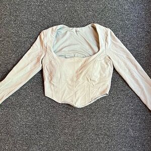 ALO Yoga Sky Blue Long Sleeve Top